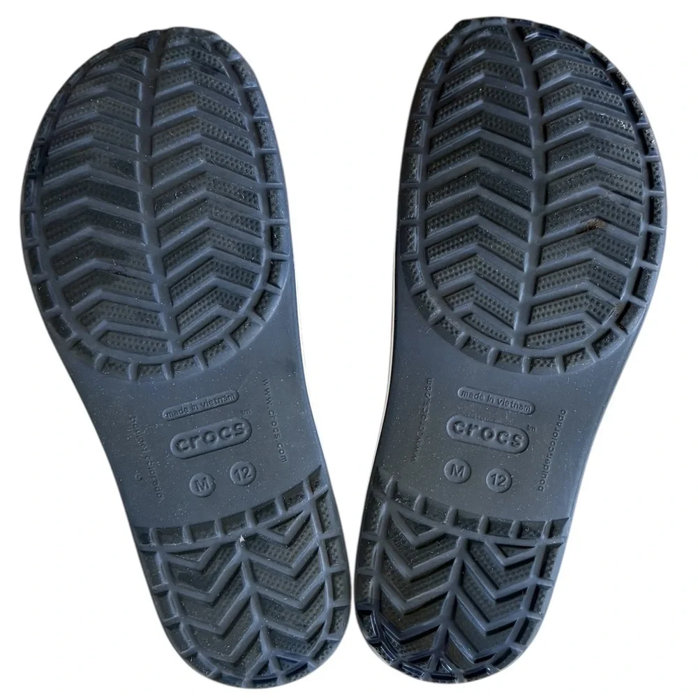 Crocs Crocband‎ ll Slide Sandal Men’s Blue Size 12
